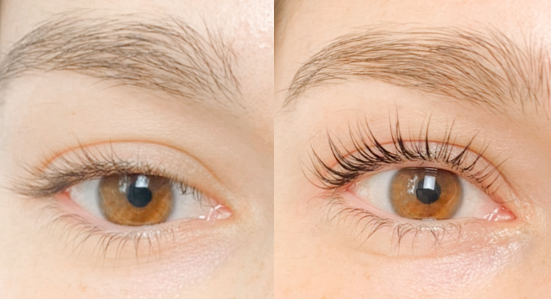 Lash Lift Before and After